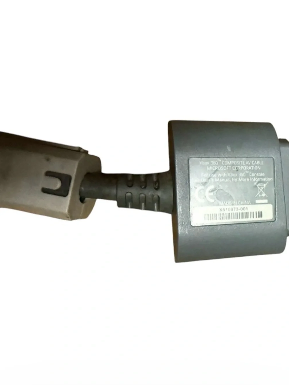 Genuine Original ~ Xbox 360 ~ Composite Audio Video Cable ~ Original ~ Microsoft
